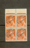 FRANCE STAMP TIMBRE PREOBLITERE 83 \"TYPE MERCURE 60c BLOC DE QUATRE\" NEUF Xx SUP - Andere & Zonder Classificatie