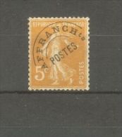 FRANCE STAMP TIMBRE PREOBLITERE N°50 \"SEMEUSE FOND PLEIN 5c ORANGE \" NEUF Xx TTB - Other & Unclassified