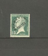 FRANCE STAMP TIMBRE PREOBLITERE N° 65 \" PASTEUR 15c VERT \" NEUF Xx TTB - Other & Unclassified