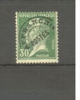 FRANCE STAMP TIMBRE PREOBLITERE N° 66 \" PASTEUR 30c VERT \" NEUF Xx TTB - Autres & Non Classés