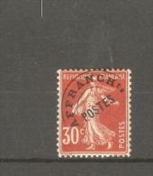 FRANCE STAMP TIMBRE PREOBLITERE N°58 \" SEMEUSE FOND PLEIN 30c ROUGE\" NEUF Xx TTB - Autres & Non Classés