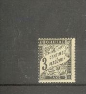 FRANCE STAMP TIMBRE TAXE N° 12 \"TYPE DUVAL 3c NOIR\" NEUF Xx TB - Autres & Non Classés