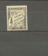 FRANCE STAMP TIMBRE TAXE N° 13 \"TYPE DUVAL 4c NOIR\" NEUF Xx TTB - Autres & Non Classés