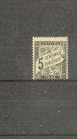 FRANCE STAMP TIMBRE TAXE N° 14 \"TYPE DUVAL 5c NOIR\" NEUF Xx TB - Sonstige & Ohne Zuordnung