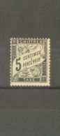 FRANCE STAMP TIMBRE TAXE N° 14 \"TYPE DUVAL 5c NOIR\" NEUF Xx TB - Autres & Non Classés