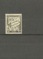 FRANCE STAMP TIMBRE TAXE N° 17 \"TYPE DUVAL 20c NOIR\" NEUF Xx TTB, SIGNE - Autres & Non Classés