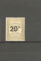 FRANCE STAMP TIMBRE TAXE N° 49 \" 20c SUR 30c BISTRE \" NEUF Xx TTB - Autres & Non Classés