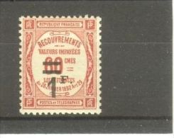 FRANCE STAMP TIMBRE TAXE N° 53 \" 1F SUR 60c ROUGE \" NEUF Xx TTB - Sonstige & Ohne Zuordnung