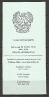 Estland Estonia Estonie Ca 1990-1995 Pfadfinder Boy Scouts Scouting Information-Blatt - Pfadfinder-Bewegung
