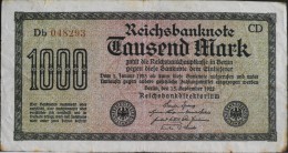 ALLEMAGNE - Reichsbanknote - 1 BILLET De BANQUE De 1000 Mark - Berlin Le 15 Sept.1922 - 1000 Mark