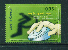 SPAIN  -  2011  Civic Duties  35c  Used As Scan - Used Stamps