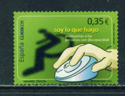 SPAIN  -  2011  Civic Duties  35c  Used As Scan - Used Stamps