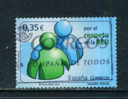 SPAIN  -  2011  Civic Duties  35c  Used As Scan - Used Stamps