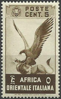 ITALIAN EASTERN AFRICA..1938..Michel # 2...MLH. - Africa Oriental Italiana