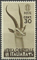 ITALIAN EASTERN AFRICA..1938..Michel # 8...MLH. - Afrique Orientale Italienne