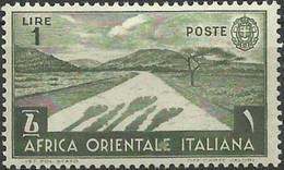 ITALIAN EASTERN AFRICA..1938..Michel # 12...MLH. - Afrique Orientale Italienne