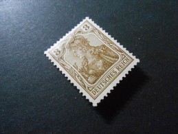 D.R.84 IIb  3Pf (*) - Germania 1918 - Dunkelockerbraun - Unused Stamps