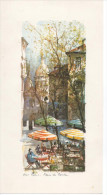 Reproduction Impression  Tableau DELARUE 541 PARIS PLace Du Tertre - Andere & Zonder Classificatie