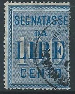 1903 REGNO USATO SEGNATASSE 100 LIRE - ED478 - Segnatasse