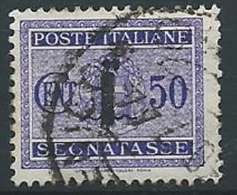 1944 RSI USATO SEGNATASSE 50 CENT - ED482 - Taxe