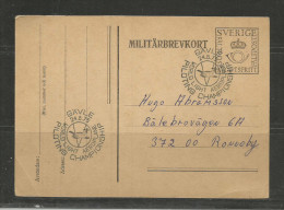 TOP!! SCHWEDEN * MILITÄRBREVKORT * MIT SONDERSTEMPEL 1975  **! - Ganzsachen