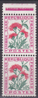 N° 95 Fleurs Des Champs: Centaure Jacée 1 Paire - 1960-... Ungebraucht