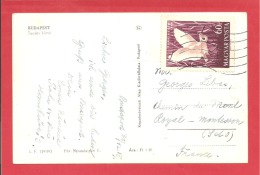 NY&T 1291 BUDAPEST Vers  FRANCE  Le 1959 (2 SCANS) - Cartas & Documentos