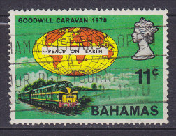 Bahamas 1970 Mi. 309     11 C Eisenbahn Railway & Globus Globe Weltkugel - 1963-1973 Autonomie Interne