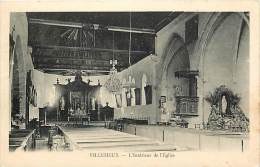 Eure Et Loir - Ref A147- Villemeux - Interieur De L Eglise -carte Bon Etat   - - Villemeux-sur-Eure