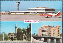 Yugoslavia 1987, Card "Airport Sarajevo", Ref.bbzg - Storia Postale