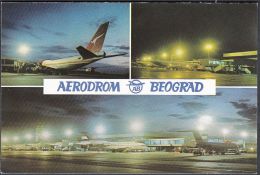 Yugoslavia 1987, Card "Airport Belgrade", Ref.bbzg - Cartas & Documentos
