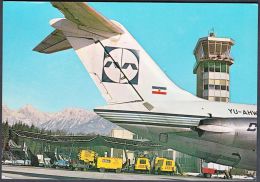 Yugoslavia 1987, Card "Airport Ljubljana And Boeing DC-9", Ref.bbzg - Storia Postale