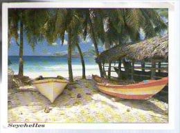 Jolie CP Afrique Seychelles Anse Takamaka Mahé - CAD 14-02-1994 / Tp Oiseau - Pour Mr Davy Lannion - Seychelles