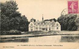 Eure Et Loir - Ref A90- Villemeux - Le Chateau De Renaucourt -vallee De L Eure - Carte Bon Etat - - Villemeux-sur-Eure