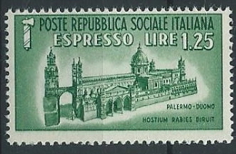 1944 RSI ESPRESSO DUOMO DI PALERMO MNH ** - ED510-2 - Express Mail