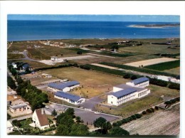 CP - MONTMARTIN SUR MER (50) VUE AERIENNE CENTRE O.P.E.P - Montmartin Sur Mer