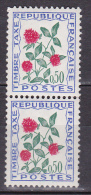 N° 101 Fleurs Des Champs: Trèfle: 1 Paire De 2  Timbres - 1960-.... Nuevos