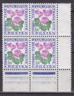 N° 102 Fleurs Des Champs: Sodanelle Des Alpes:  Bloc De 4 Timbres - 1960-.... Nuevos