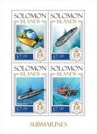 Solomon Islands. 2014 Submarines. (108a) - Submarinos