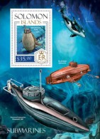 Solomon Islands. 2014 Submarines. (108b) - Submarinos