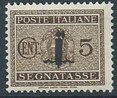 1944 RSI SEGNATASSE 5 CENT MNH ** - ED486 - Portomarken