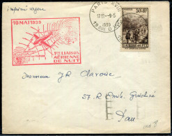 FRANCE - N° 347 / IMPRIMÉ DE PARIS LE 10/5/1939, POUR PAU, 1er VOL PARIS PAU, MULLER N° 447 - TB - First Flight Covers