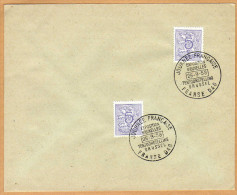 Enveloppe Cover Brief 849 Journée Française Exposition Bruxelles - Lettres & Documents