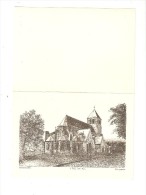 Carte Double  : Illustration Ducourtioux : 18 - Bourges - Eglise Saint Pierre - Sonstige & Ohne Zuordnung
