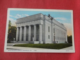 Kentucky> Louisville  Scottish Rite Temple   1946 Cancel   -ref 1331 - Louisville
