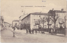 CPA Animée - LIMONEST (69) - La Grande Rue - 1904 - Limonest