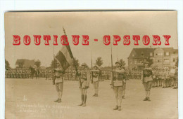 DEUTSCHLAND - DUISBOURG < REAL PHOTOGRAPH POSTCARD < PRESENTATION Du DRAPEAU MILITAIRE CLASSE 22 - DOS SCANNE - Duisburg