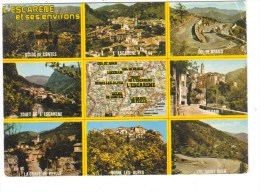 06.- L´ESCARENE  Carte Michelin 84. Sclos De Contes, Touet De L'Escarène, Col De Braus, Berre Les Alpes, Luceram - L'Escarène