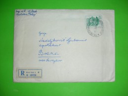 Yugoslavia SFRJ,registered Letter,Novi Sad Postal Label,telegraph And Telephone Seal,Sevojno Industry Stamp,cover,rare - Storia Postale