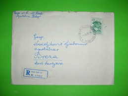 R!,Yugoslavia SFRJ,registered Letter,Novi Sad Postal Label,telegraph And Telephone Seal,Sevojno Industry Stamp,cover - Cartas & Documentos